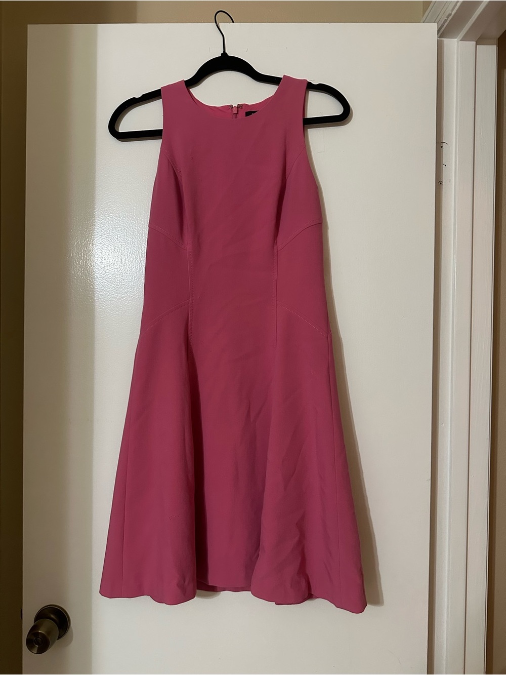 White House Black Market Rose-Pink Midi Dress